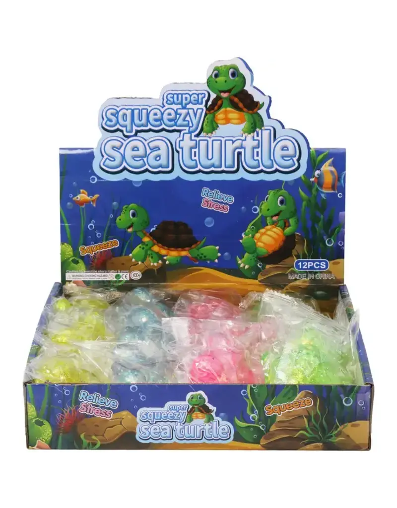 Cap Zone Super Squeezy Sea Turtle Squishy (Colors Vary, Sold Individually)