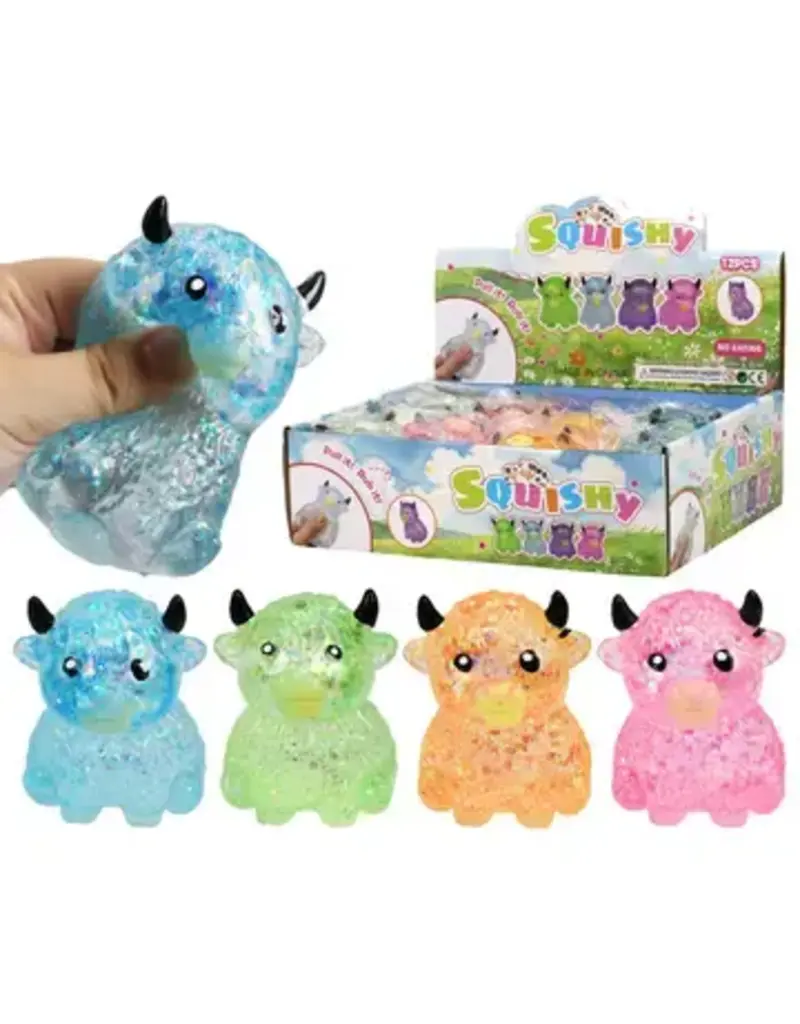 Cap Zone Squishy Highland Cow (Assorted Colors, Sold Separately)