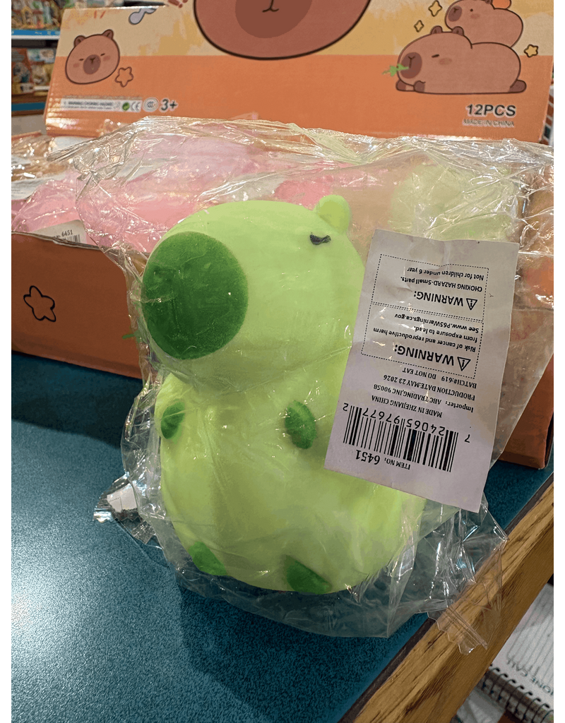 Cap Zone Squishy Multicolor Capybara