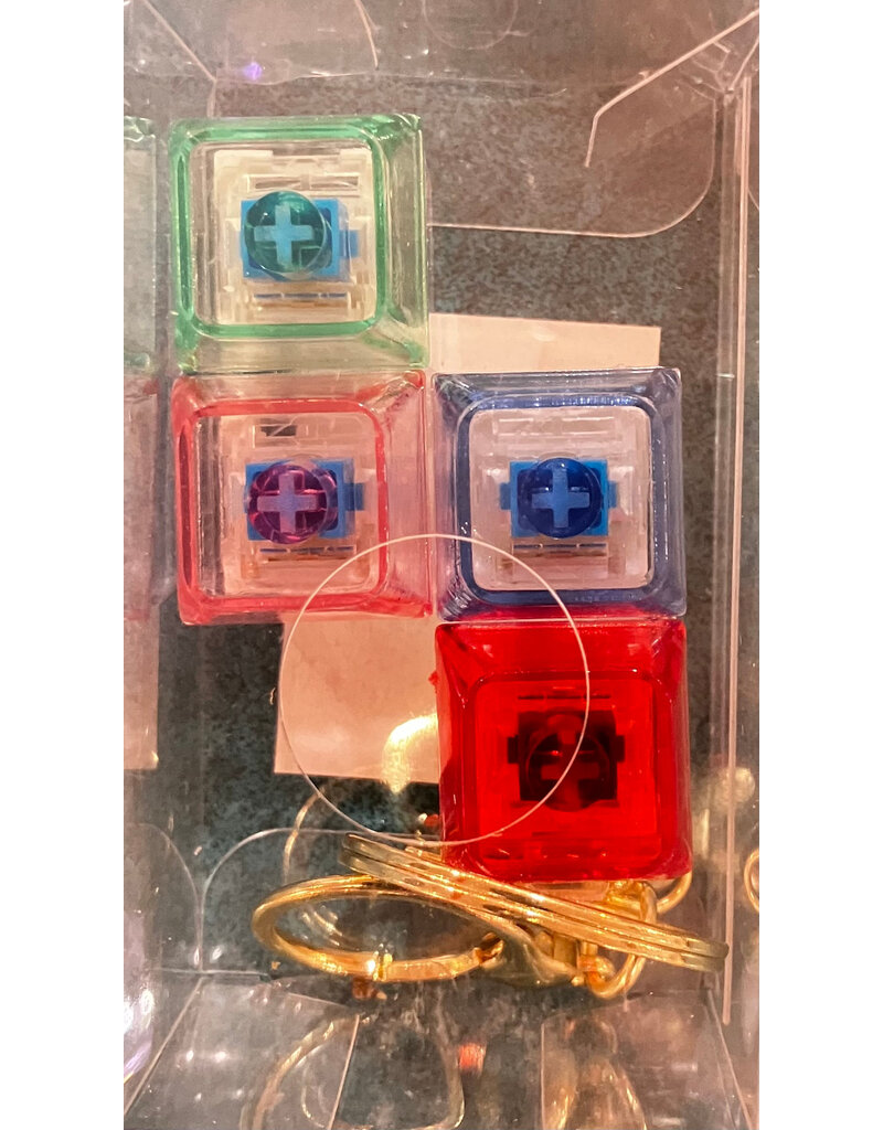 Cap Zone Fidget Key Chain Blocks  (Assorted Colors; Sold Individually)