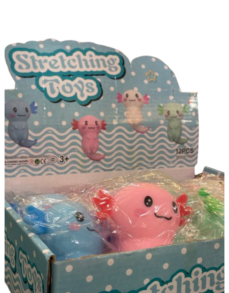 Cap Zone Stretching Toys Squishy Axolotl