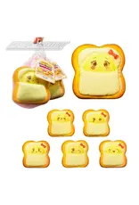 Cap Zone Kawaii Emoji Squishy Toast Bread Soft Slow Rising (Sold Individually)