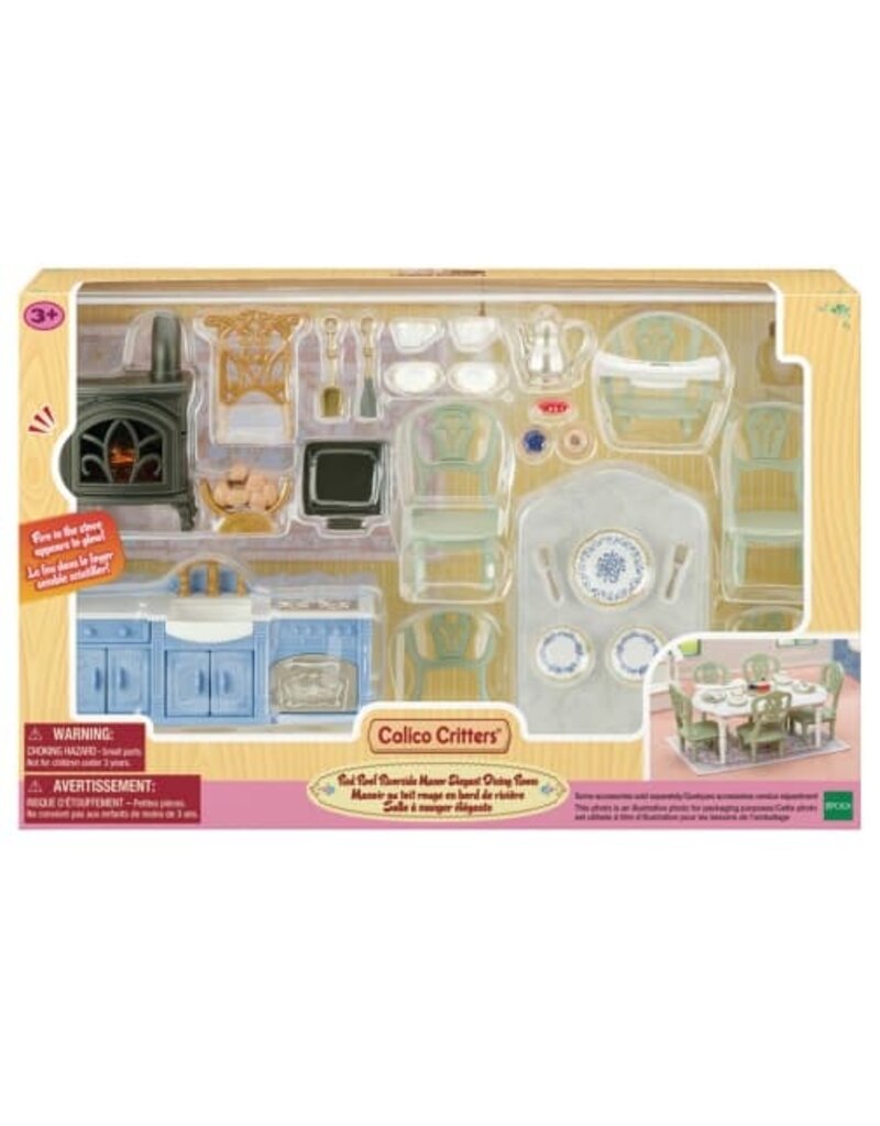Calico Critters Calico Critters Red Roof Riverside Manor Elegant Dining Room
