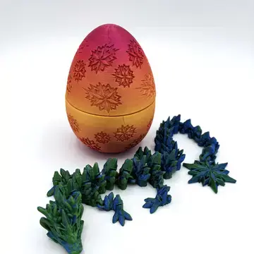 Mystery 3D Printed Winter Dragon Egg