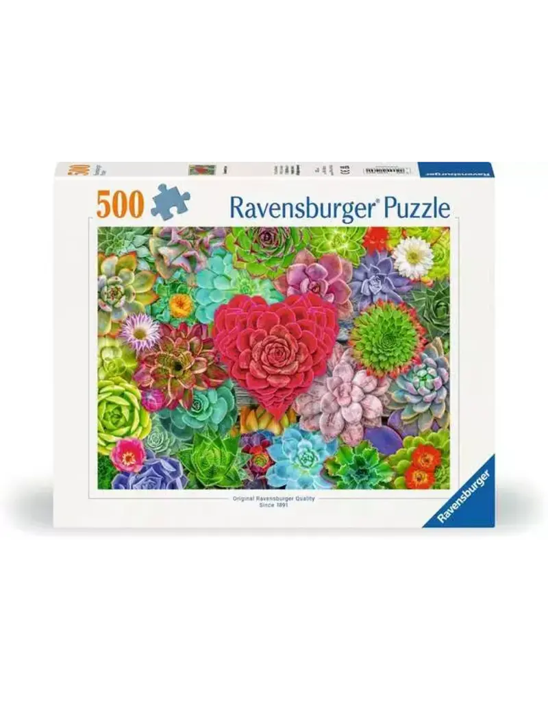 Succulent Love 500 Pc Puzzle