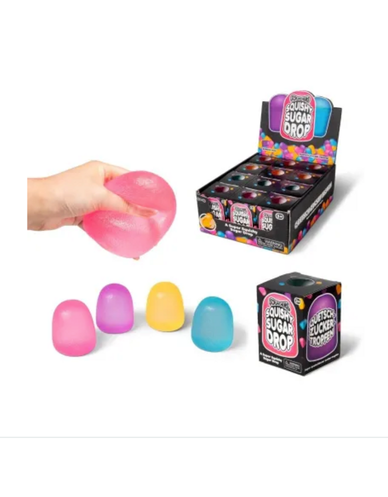 Showcase Scrunchems Squishy Sugar Drop Assorted colors (color will vary and sold single)