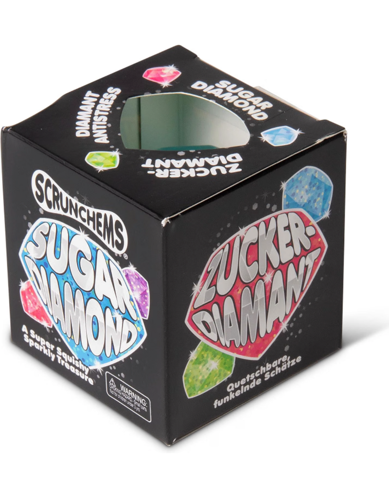 Showcase Scrunchems Sugar Diamond Squishy (Assorted Colors; Sold Individually)
