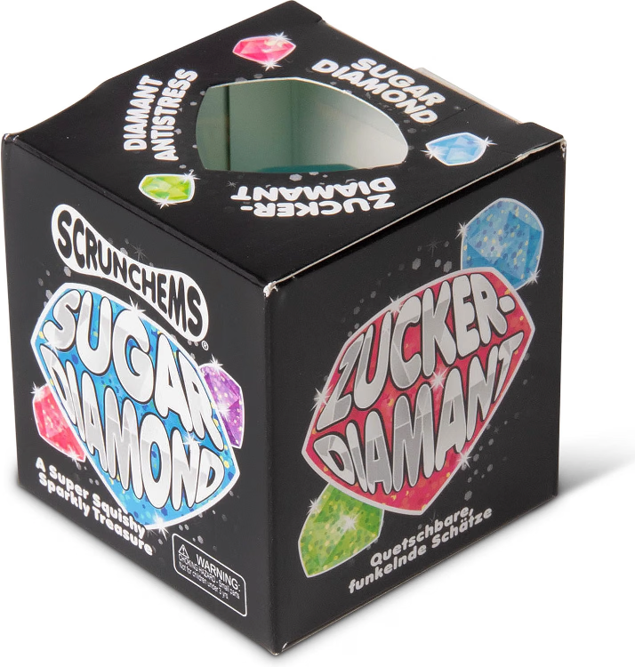 Scrunchems Sugar Diamond Squishy (Assorted Colors; Sold Individually)