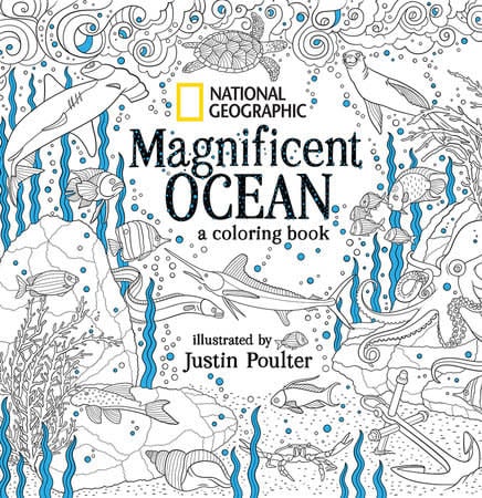 National Geographic Magnificent Ocean A Coloring Book