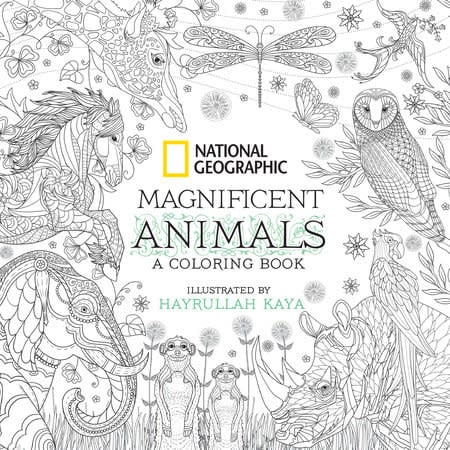 National Geographic Magnificent Animals A Coloring Book