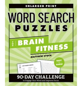 Penguin Random House LLC Word Search Puzzles for Brain Fitness - 90 Day Challenge