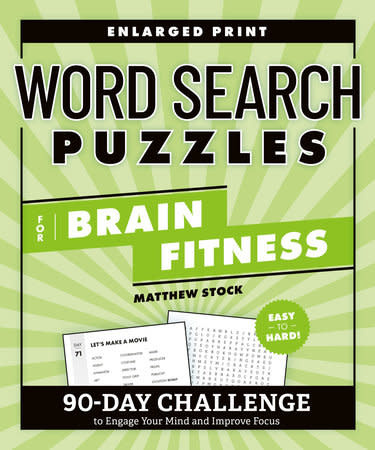 Word Search Puzzles for Brain Fitness - 90 Day Challenge