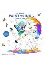 Penguin Random House LLC Pop Manga Paint and Ink Coloring Book