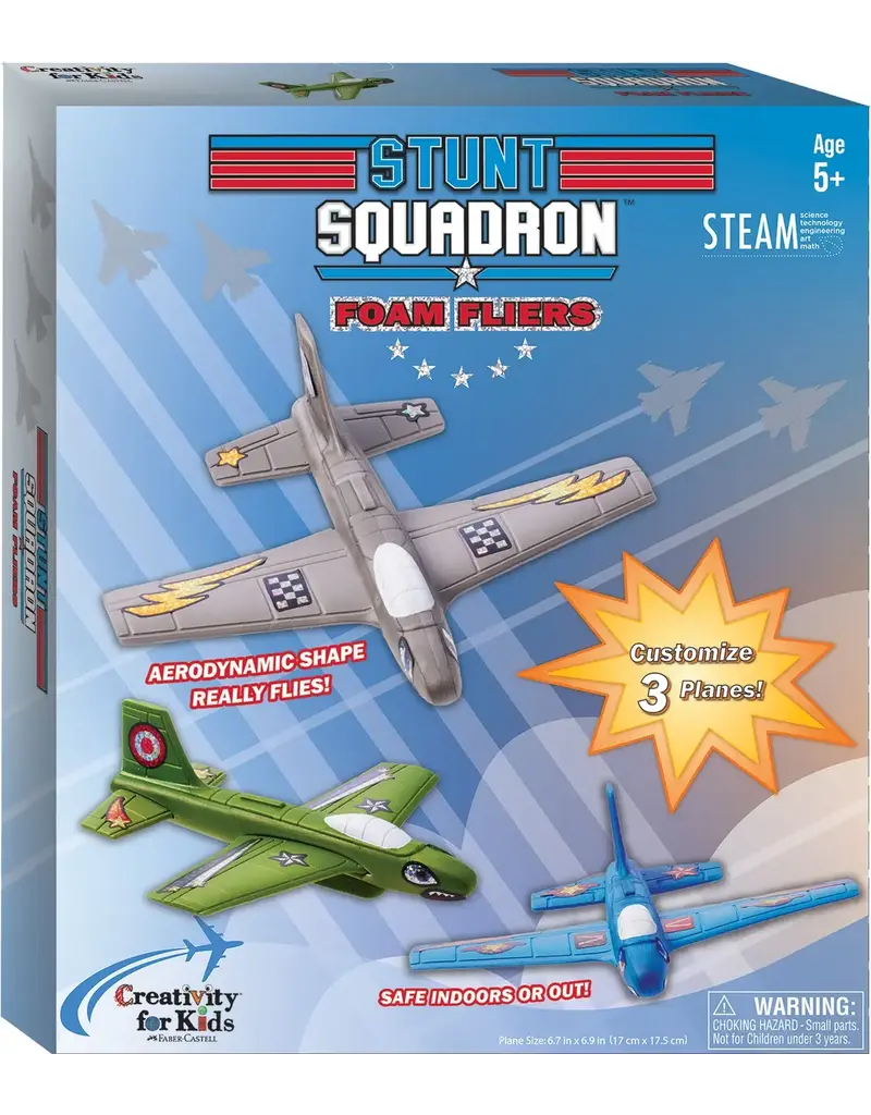 Creativity for Kids Craft Kit Stunt Squadron Foam Flyer