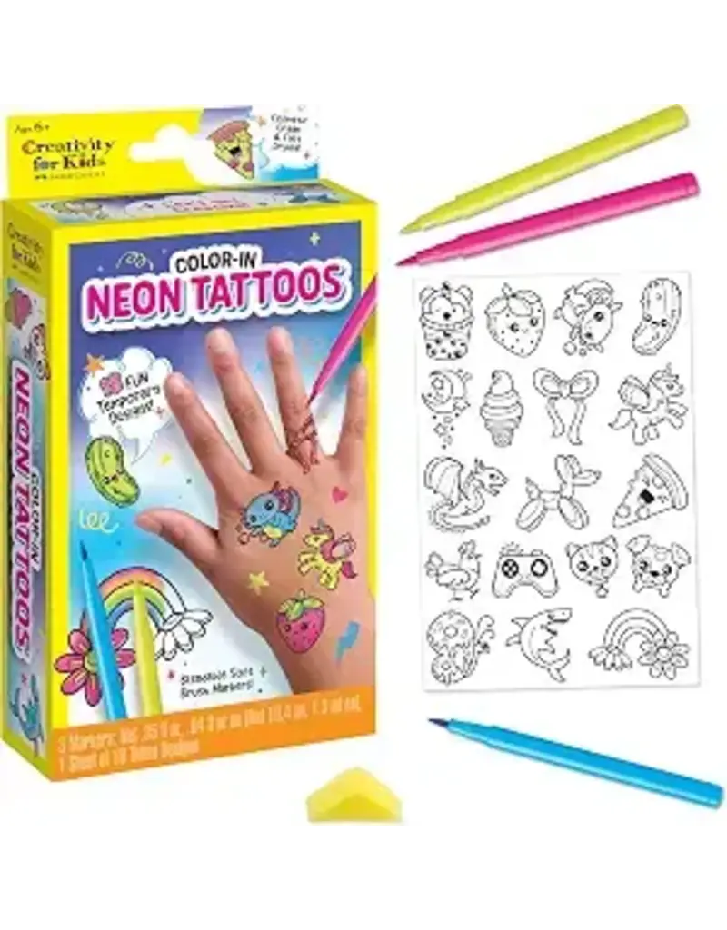 Faber-Castell Color In Neon Tattoos