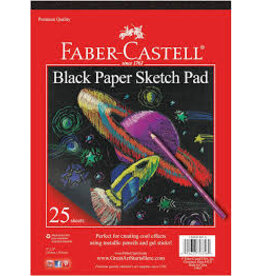 Faber-Castell Black Paper Pad 9 x 12