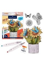 Faber-Castell Faber-Castell Pop-Up Coloring Flower Butterfly Garden