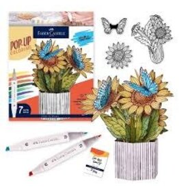 Faber-Castell Faber-Castell Pop-Up Coloring Flower Butterfly Garden