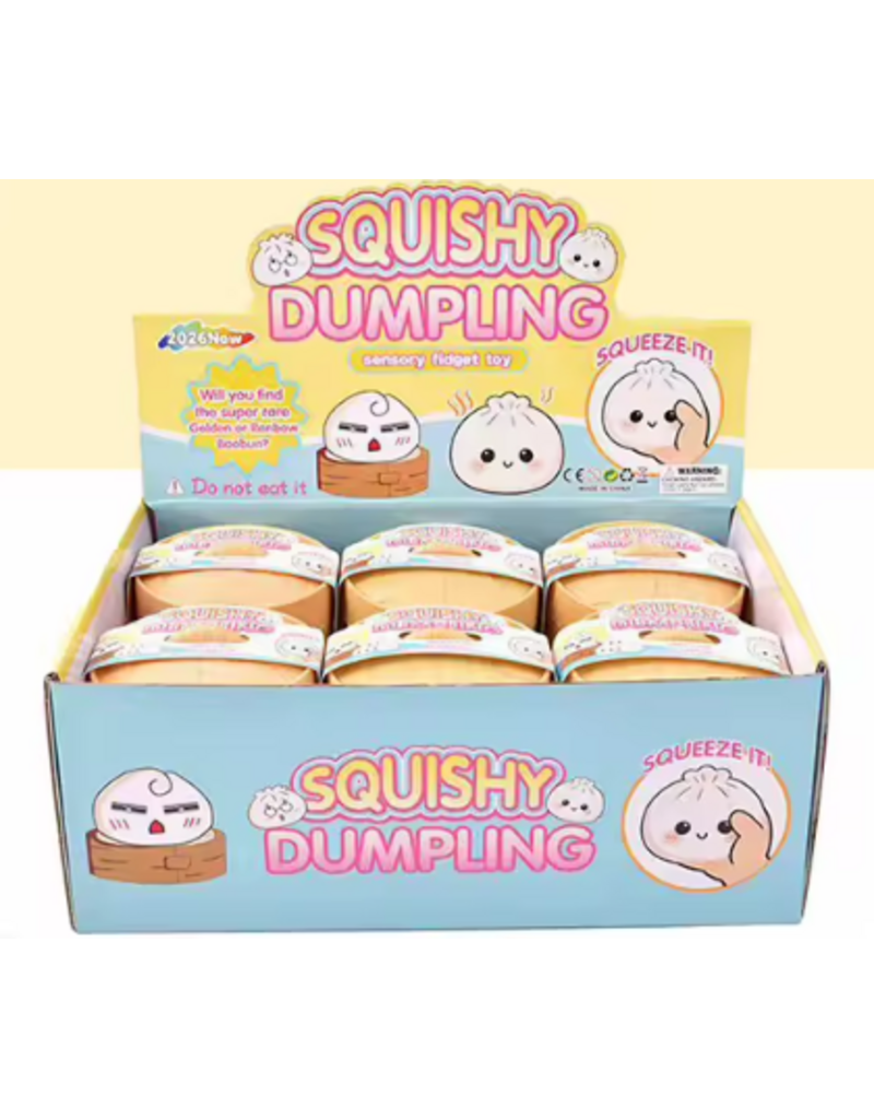 Prime Opticals Squishy Dumpling Sensory Fidget Toy (Assorted Colors, Sold Individually)