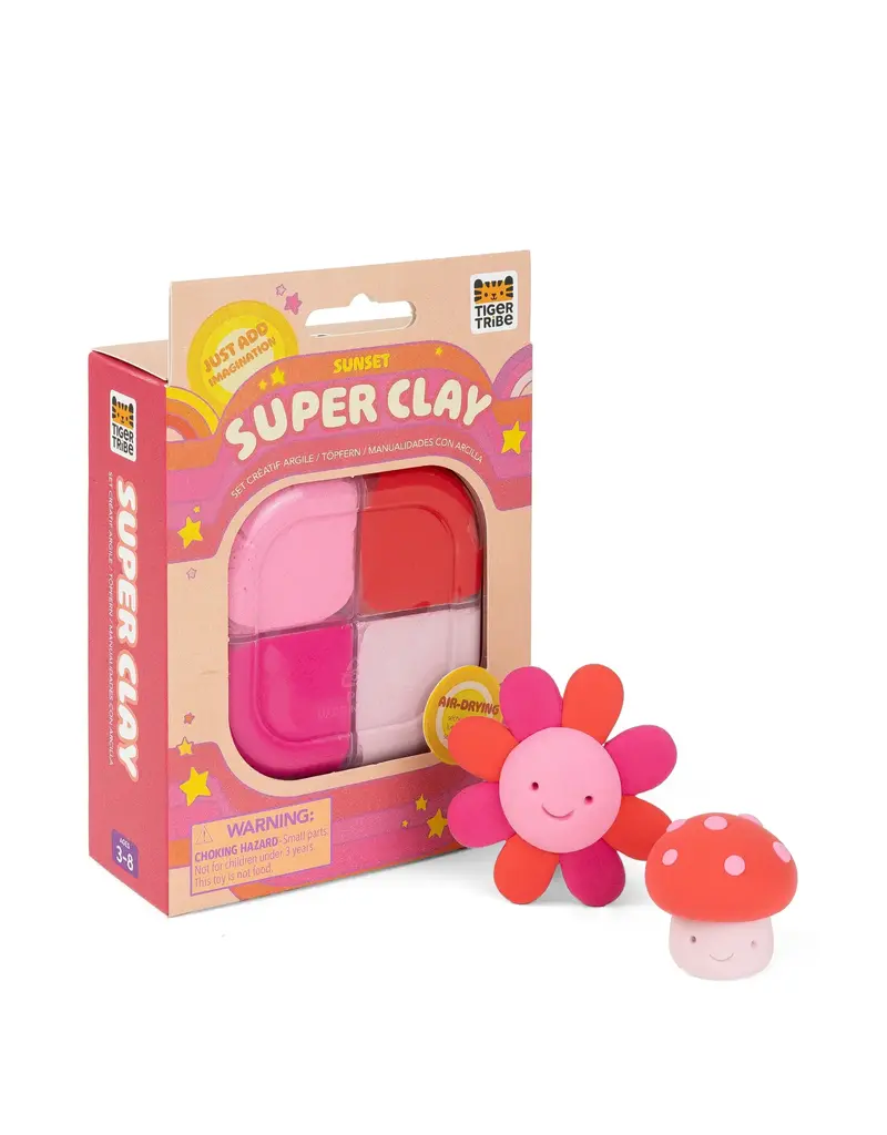 Tiger Tribe Tiger Tribe Super Clay Sunset Pink + Red