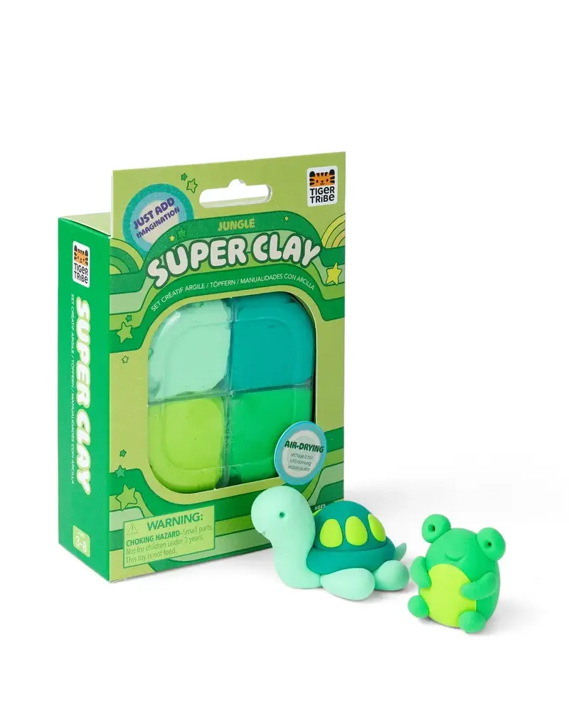 Tiger Tribe Tiger Tribe Super Clay Jungle Greens