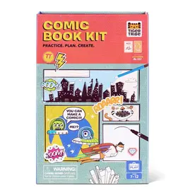 Tiger Tribe Artistic Tiger Tribe Comic Book Kit - Practice. Plan. Create