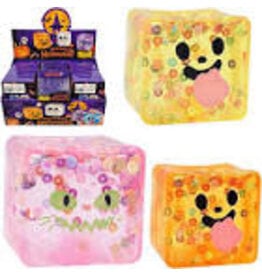 Squishyverse Halloween Ghost Cube Squishy (Assorted Colors, Sold Individually)