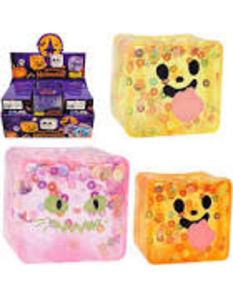 Squishyverse Halloween Ghost Cube Squishy (Assorted Colors, Sold Individually)