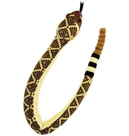 Wild Republic Plush Snake Big Head Western Diamondback (70")