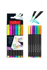 Faber-Castell Black Edition Felt Tip Brush Markers Bright Brilliant