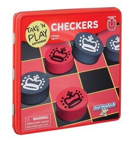 Playmonster Game Tin Checkers