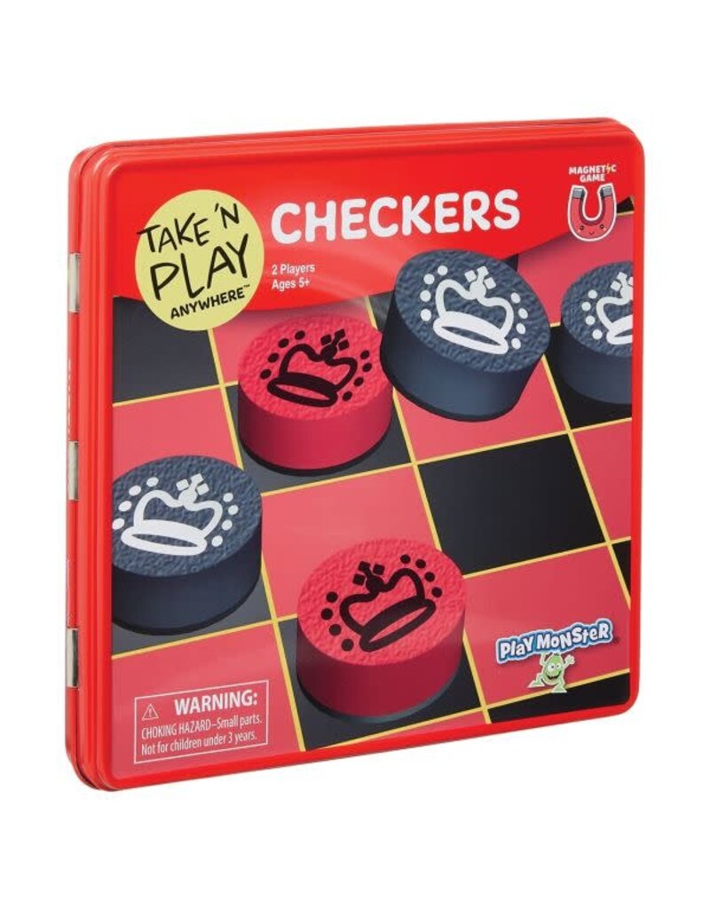 Playmonster Game Tin Checkers