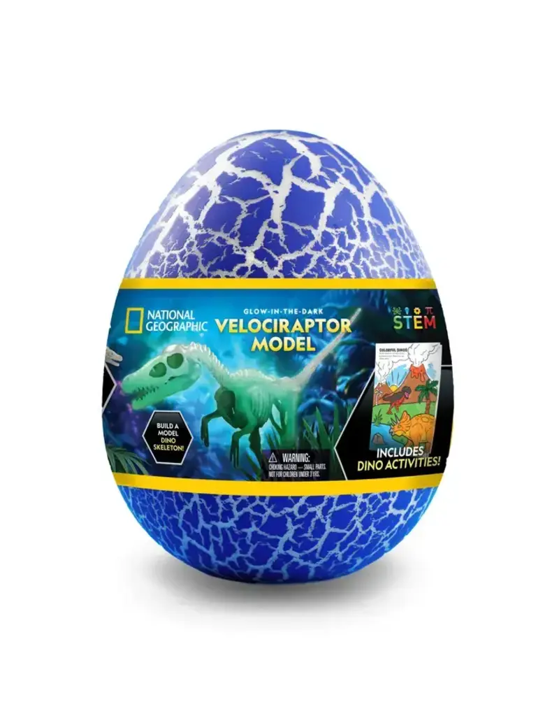 Blue Marble National Geographic Glow-in-the-Dark Velociraptor