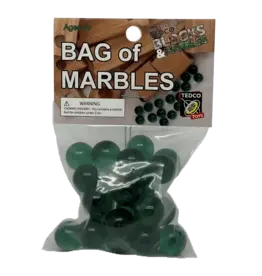 Tedco Toys Glass Replacement Marbles – 30-Pack for TEDCO Blocks and Marbles