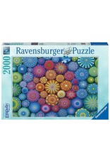 Ravensburger Radiating Rainbow Mandalas 2000 pc Puzzle