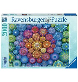 Ravensburger Radiating Rainbow Mandalas 2000 pc Puzzle
