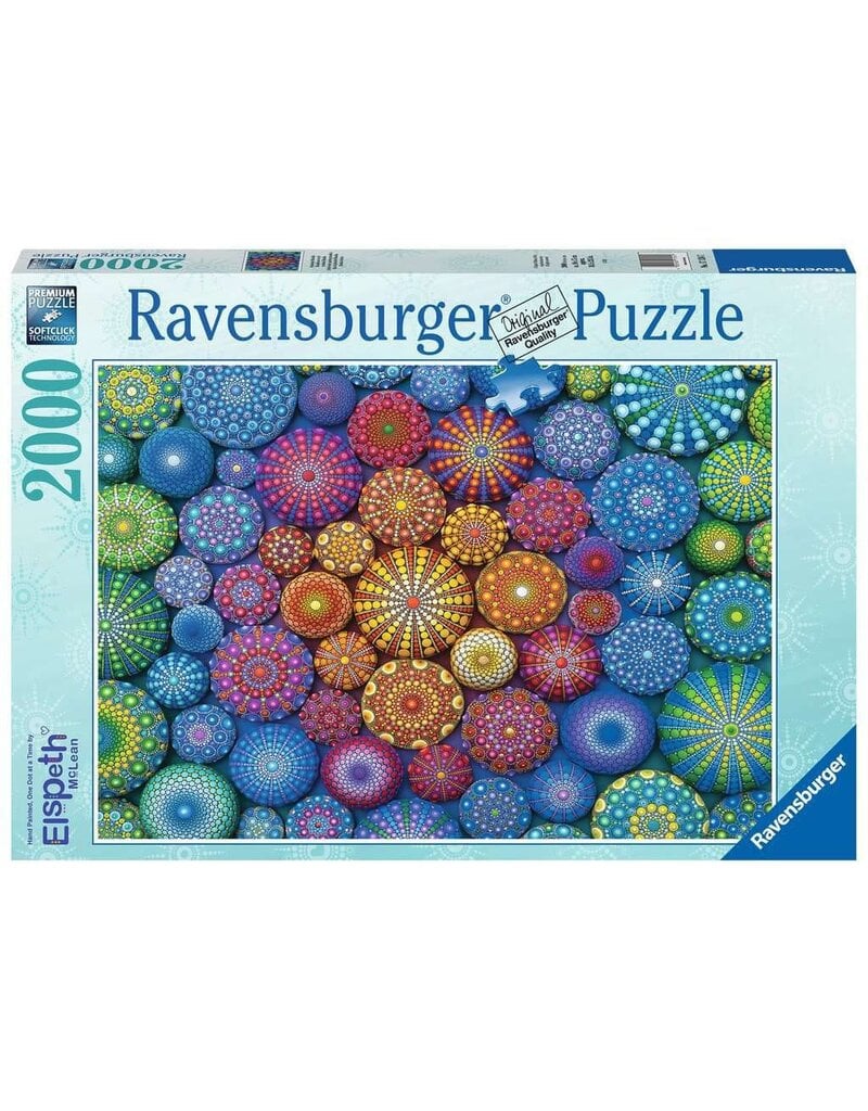 Ravensburger Radiating Rainbow Mandalas 2000 pc Puzzle
