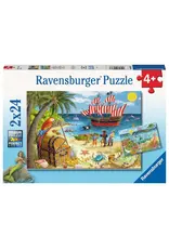 Ravensburger Puzzle 2x24 Pirates and Mermaids