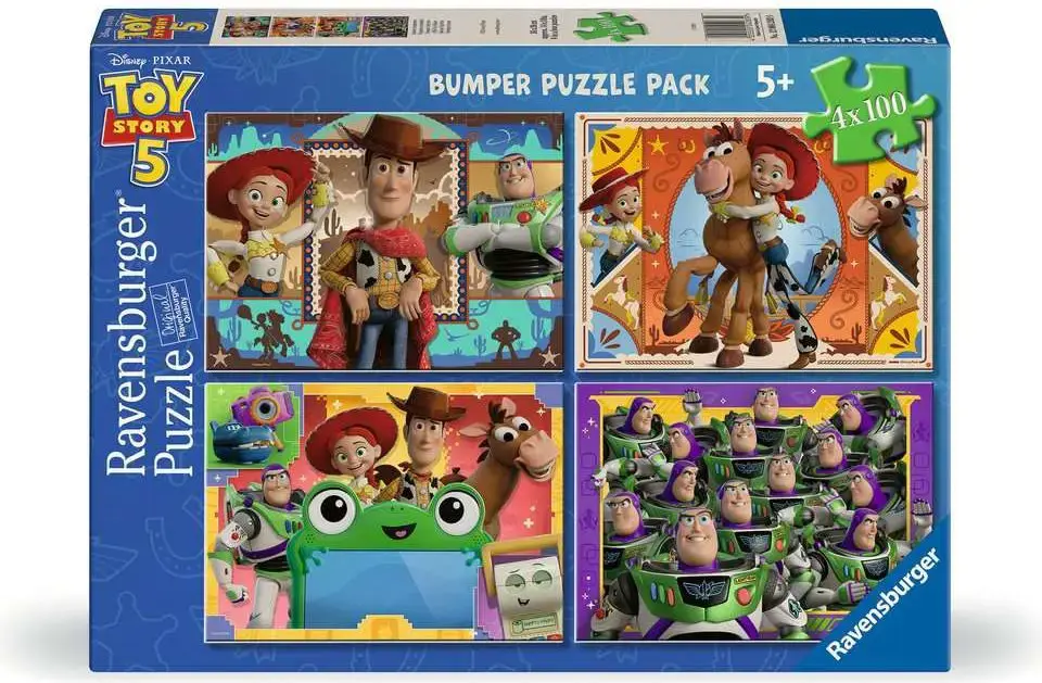 Puzzle 4x100 Bumper Puzzle Pack Toy Story