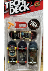 techdeck Tech Deck Ultra DLX Fingerboard (4 Pack) - Santa Cruz