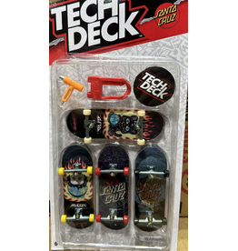 techdeck Tech Deck Ultra DLX Fingerboard (4 Pack) - Santa Cruz