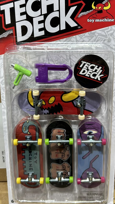Tech Deck Ultra DLX Fingerboard (4 Pack) - Toy Machine