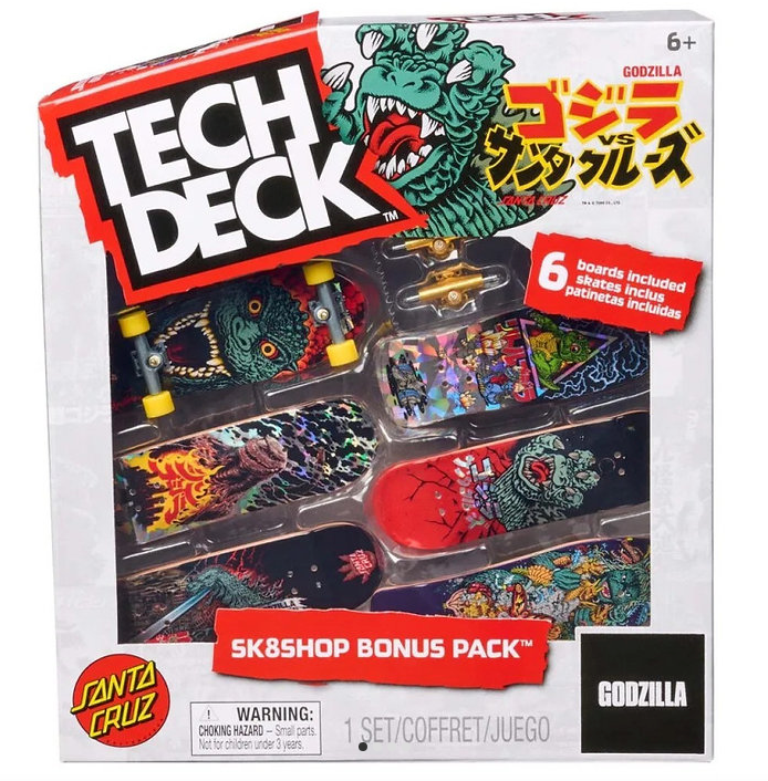 Tech Deck - Godzilla Sk8shop Bonus Pack
