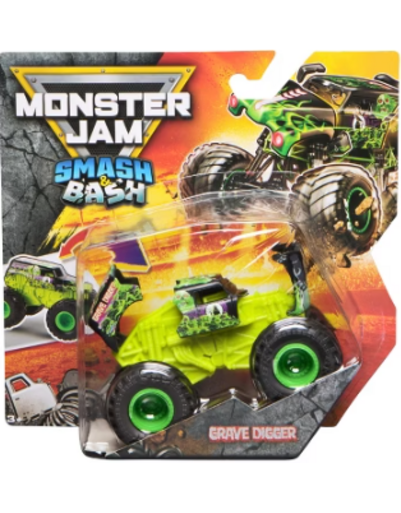 monster jam Monster Jam Smash and Bash Truck - Grave Digger