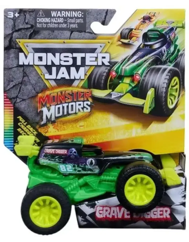 Spin Master Monster Jam Monster Motors Rev-Up - Grave Digger