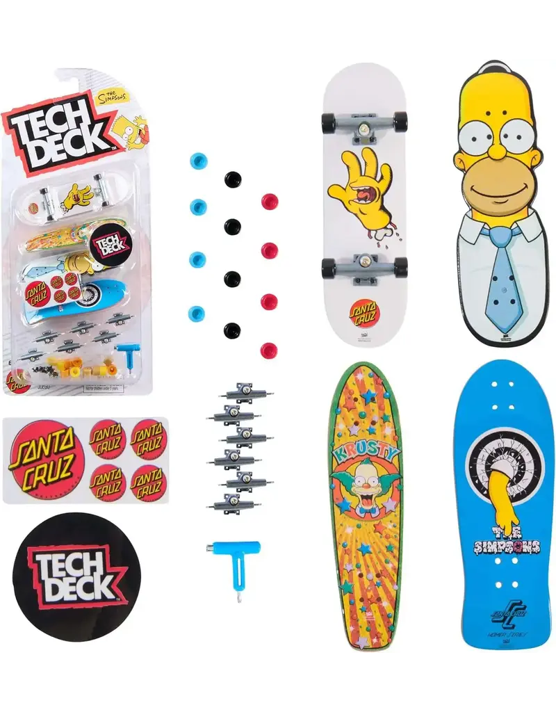 Spin Master The Simpsons Tech Deck 4-Pack