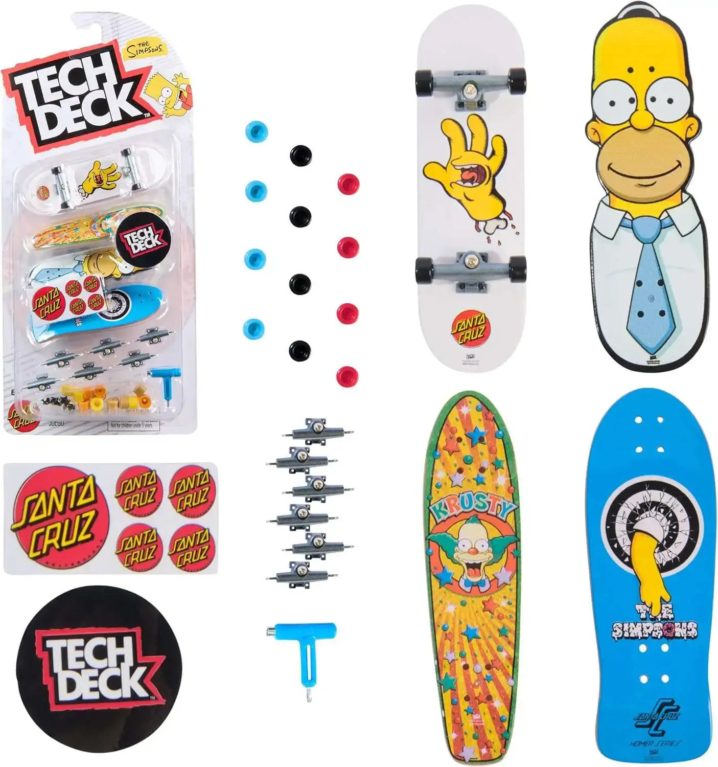 The Simpsons Tech Deck 4-Pack