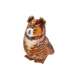 Wild Republic Plush Audubon Great Horned Owl (6")