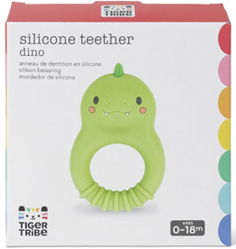 Tiger Tribe Silicone Teether Dino