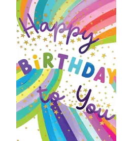 Paper House Production Card - Happy Birthday - Birthday Rainbow